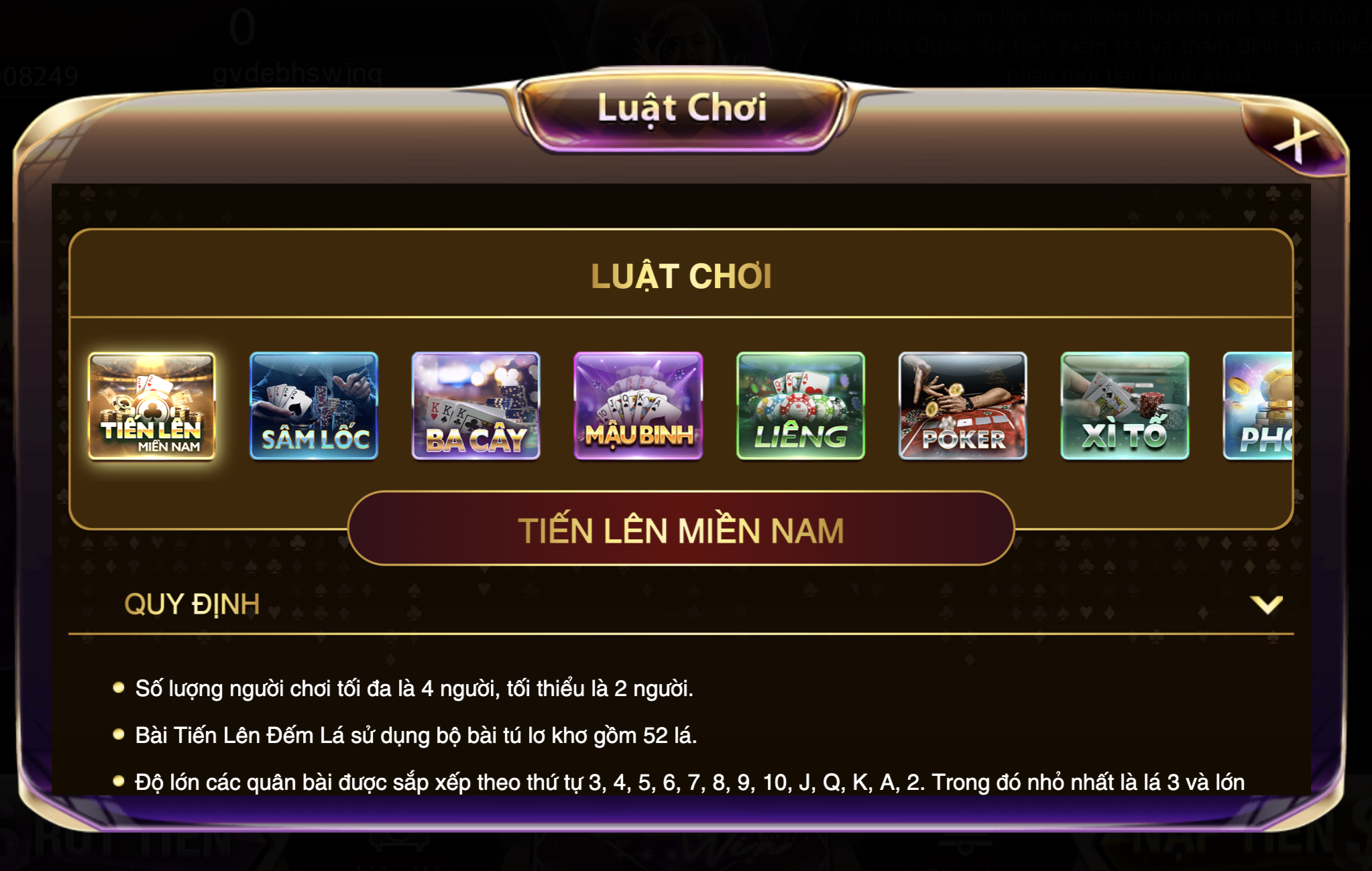 Hướng dẫn chơi mini game Trên dưới tại gemwin