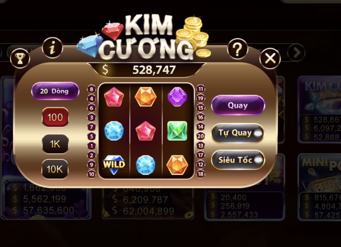 Hướng dẫn chơi game Kim cương tại Gemwin