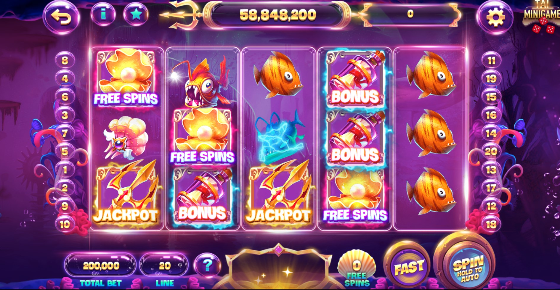 Chi tiết cách chơi slots game Thủy cung tại link tai gemwin