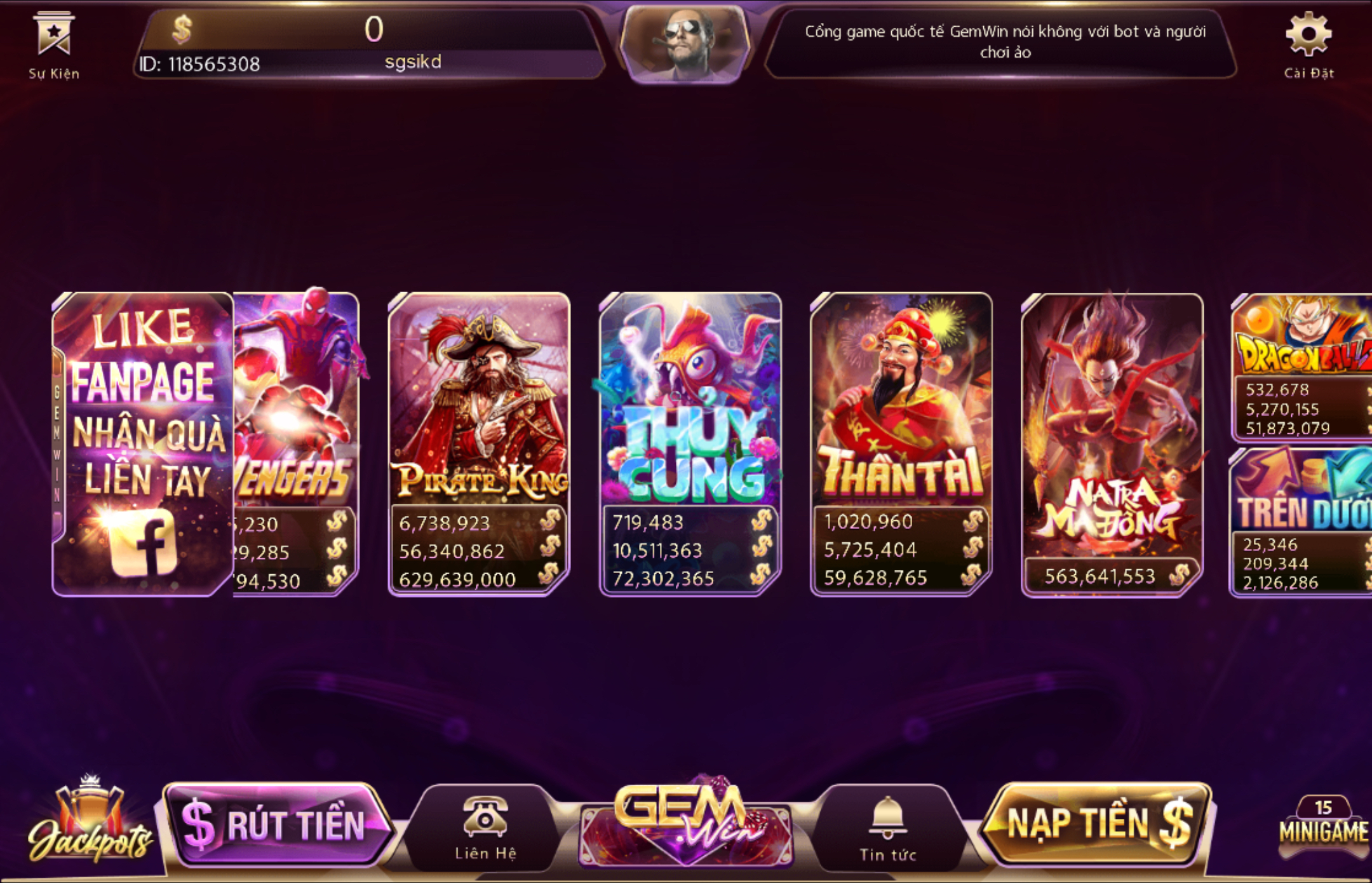 Gemwin - Địa điểm chơi game đổi thưởng uy tín hàng đầu