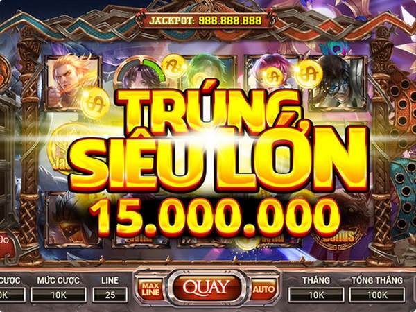 Về thu thập các biểu tượng Jackpot lũy tiến