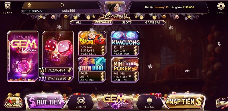 Minigame trên dưới