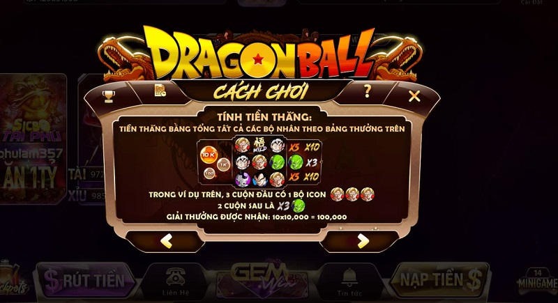 Các nguyên tắc cơ cần ghi nhớ khi cược Dragon Ball